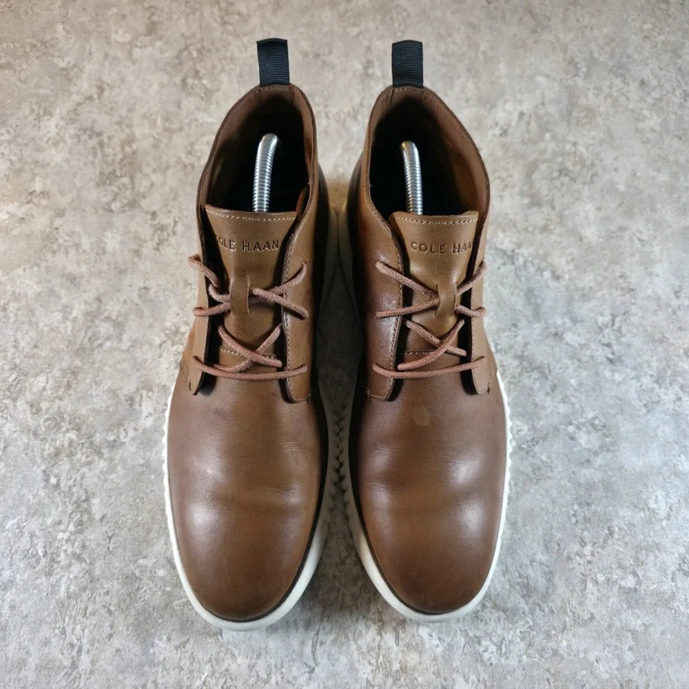 Cole Haan Original Grand Mens Size 9.5 Brown Casual Classic Leather Chukka Boots